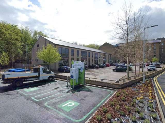 Lidl Charging Station in Glossop United Kingdom of Great Britain and Northern Ireland