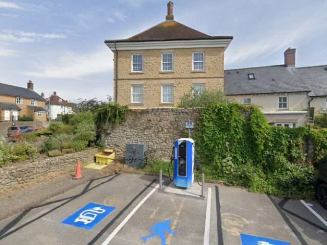 Mer Charging Station in Sherborne United Kingdom of Great Britain and Northern Ireland