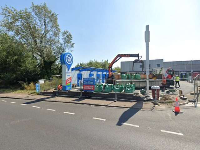 MFG EV Power Charging Station in Basildon United Kingdom of Great Britain and Northern Ireland
