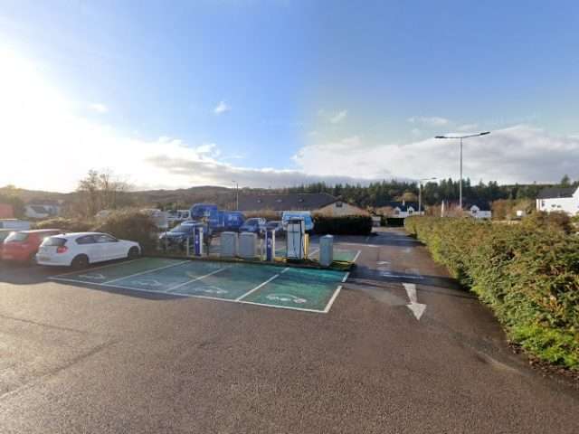 Chargeplace Scotland Charging Station in Lochgilphead United Kingdom of Great Britain and Northern Ireland