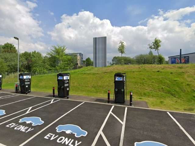 ESB Energy Charging Station in Paisley United Kingdom of Great Britain and Northern Ireland