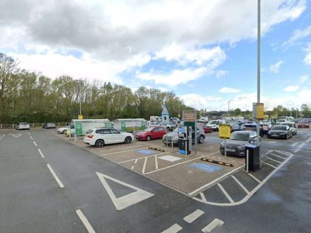 GeniePoint Charging Station in St. Ives United Kingdom of Great Britain and Northern Ireland