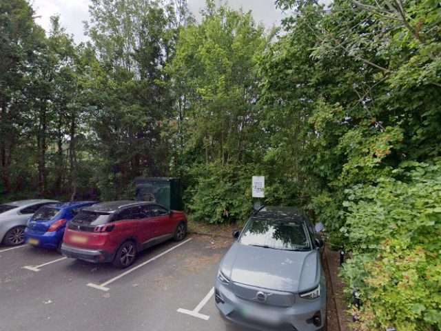 Pod Point Charging Station in Brecon United Kingdom of Great Britain and Northern Ireland