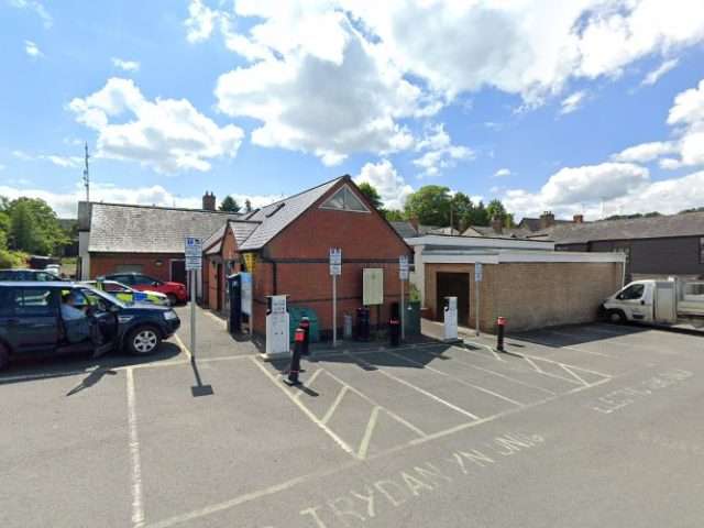 GeniePoint Charging Station in Presteigne United Kingdom of Great Britain and Northern Ireland