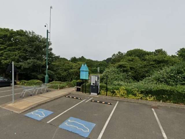 GeniePoint Charging Station in Corby United Kingdom of Great Britain and Northern Ireland