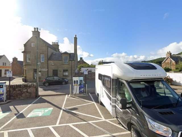 ChargePlace Scotland Charging Station in Golspie United Kingdom of Great Britain and Northern Ireland