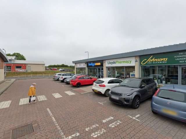 PodPoint Charging Station in Dunfermline United Kingdom of Great Britain and Northern Ireland