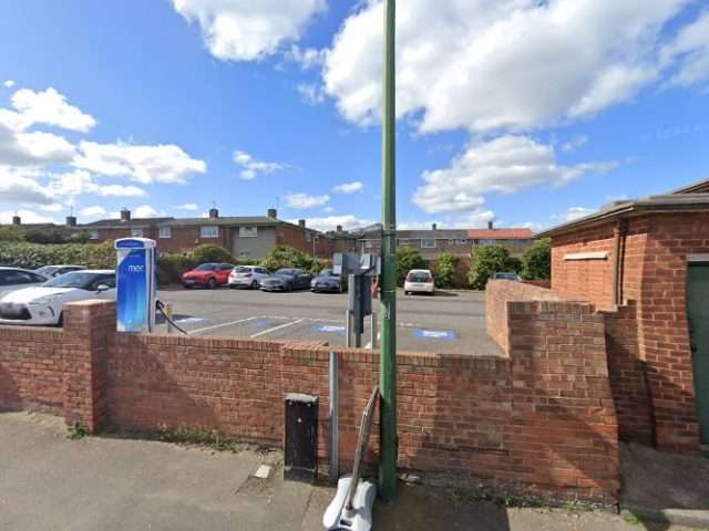 Mer Charging Station in Newton Aycliffe United Kingdom of Great Britain and Northern Ireland