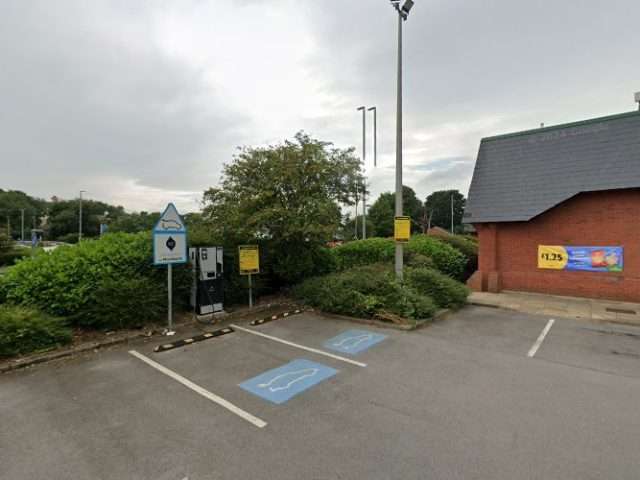 GeniePoint Charging Station in Bishop Auckland United Kingdom of Great Britain and Northern Ireland