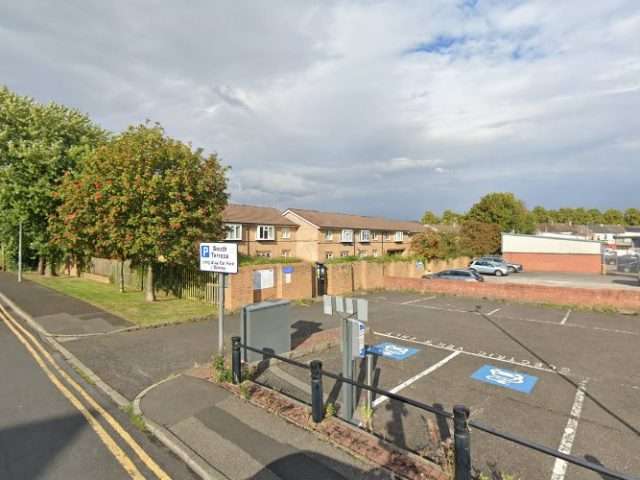 Mer Charging Station in Bishop Auckland United Kingdom of Great Britain and Northern Ireland