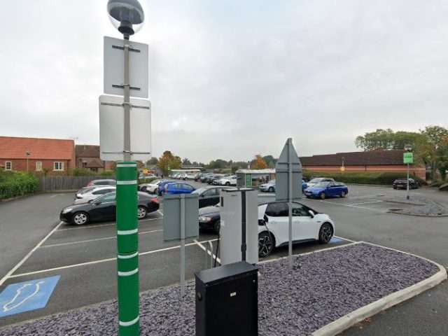 GeniePoint Charging Station in Louth United Kingdom of Great Britain and Northern Ireland
