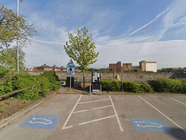 GeniePoint Charging Station in Knottingley United Kingdom of Great Britain and Northern Ireland