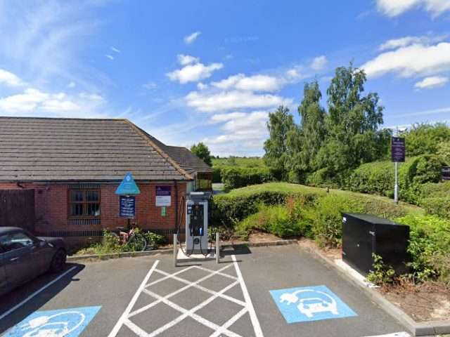 GeniePoint Charging Station in Evesham United Kingdom of Great Britain and Northern Ireland