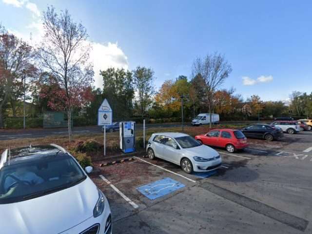 GeniePoint Charging Station in Evesham United Kingdom of Great Britain and Northern Ireland