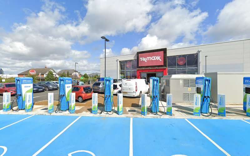 MFG Charging Station EV Charging Station at Cannock Gateway Retail Park