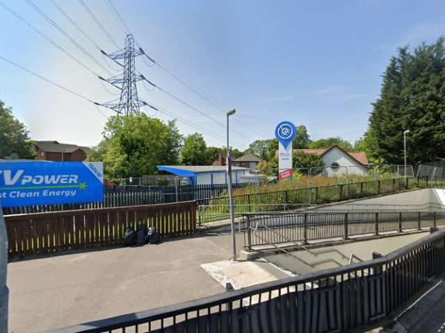 EV Power Charging Station in Manchester United Kingdom of Great Britain and Northern Ireland