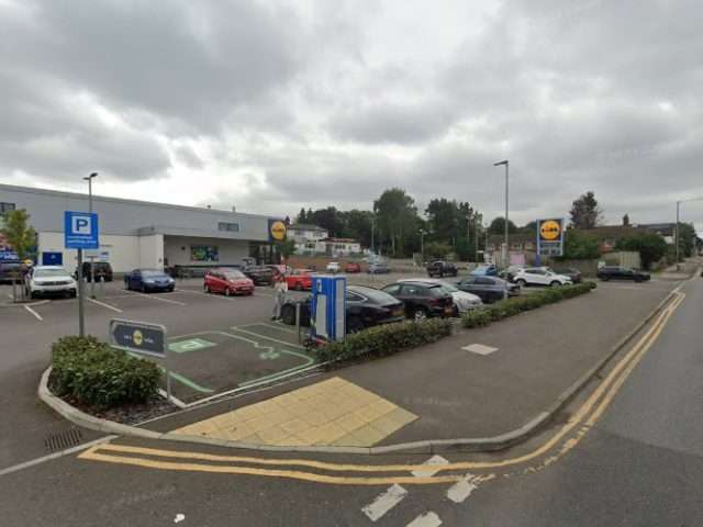 Pod Point Charging Station in Aylesford United Kingdom of Great Britain and Northern Ireland