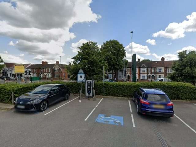 GeniePoint Charging Station in Bedford United Kingdom of Great Britain and Northern Ireland