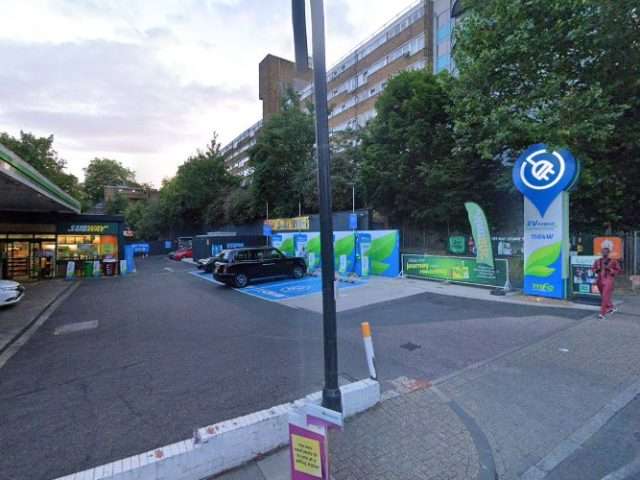MFG EV power Charging Station in London United Kingdom of Great Britain and Northern Ireland