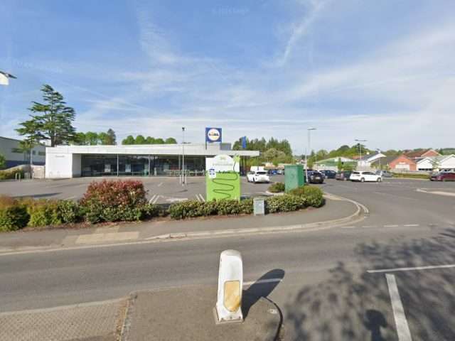 Lidl Charging Station in Chard United Kingdom of Great Britain and Northern Ireland