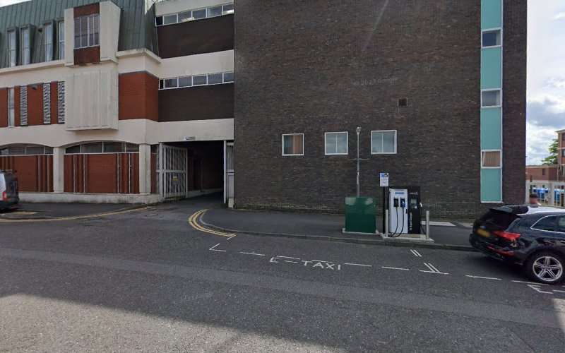 Swarco Charging Station EV Charging Station at South Park