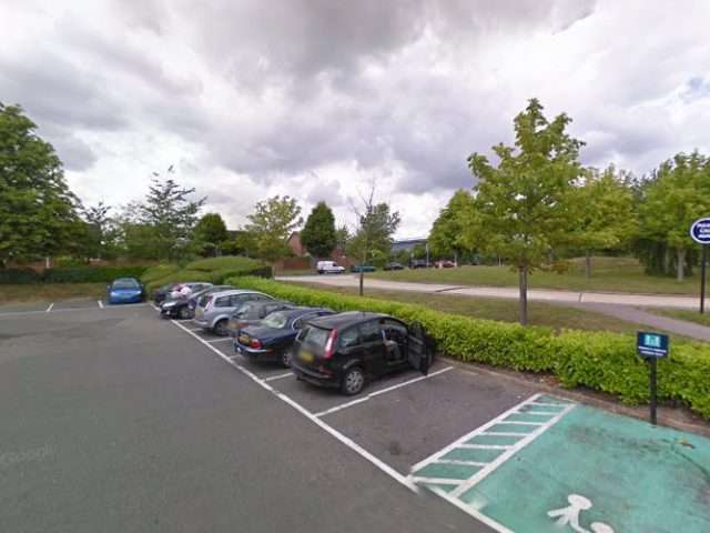 GeniePoint Charging Station in Farnborough United Kingdom of Great Britain and Northern Ireland