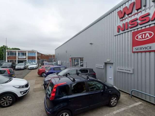 Nissan Charging Station in London United Kingdom of Great Britain and Northern Ireland