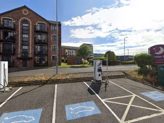 Geniepoint Charging Station in Greenock United Kingdom of Great Britain and Northern Ireland
