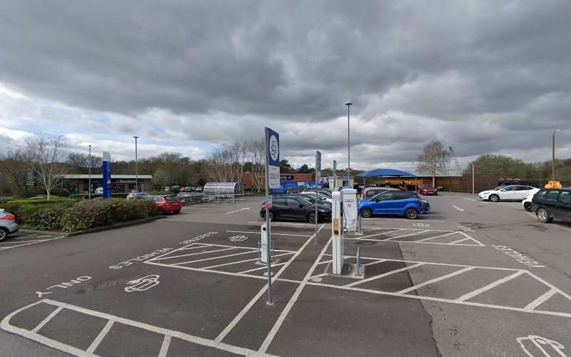 Pod Point Charging Station EV Charging Station at Barn Rd