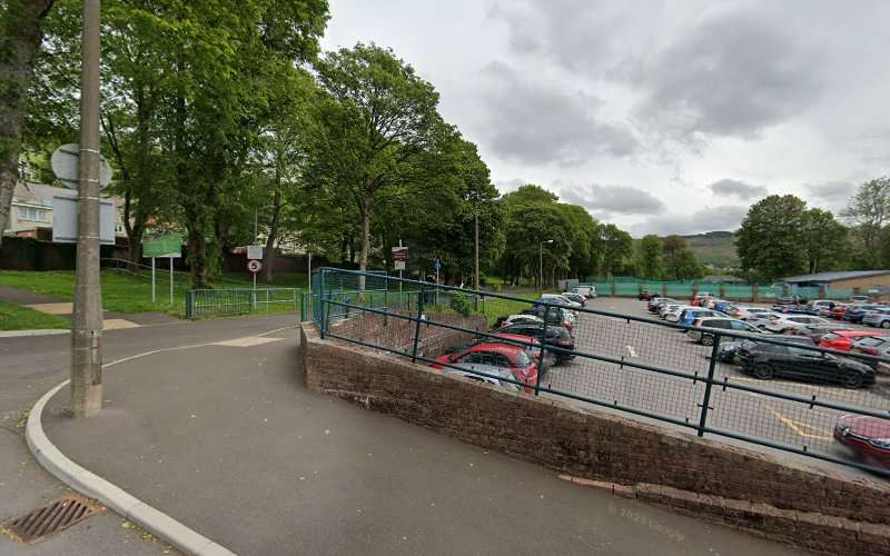 Connected Kerb Charging Station EV Charging Station at Rhondda Sports Centre