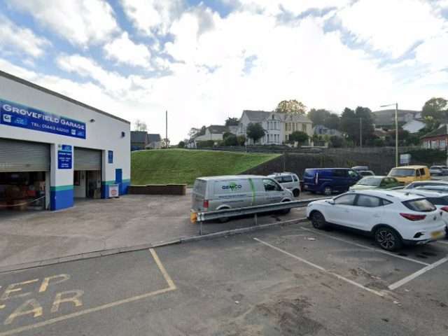 Connected Kerb Charging Station in Tonypandy United Kingdom of Great Britain and Northern Ireland