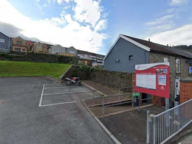 Connected Kerb Charging Station in Tonypandy United Kingdom of Great Britain and Northern Ireland