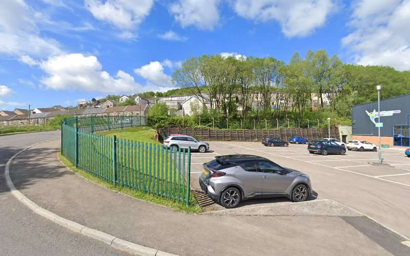 Connected Kerb Charging Station EV Charging Station at Rhondda Fach Leisure Centre