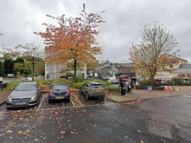 Connected Kerb Charging Station in Aberdare United Kingdom of Great Britain and Northern Ireland