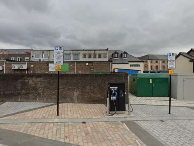 Swarco Charging Station in Merthyr Tydfil United Kingdom of Great Britain and Northern Ireland