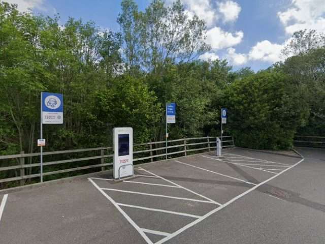 Pod Point Charging Station in Caerphilly United Kingdom of Great Britain and Northern Ireland