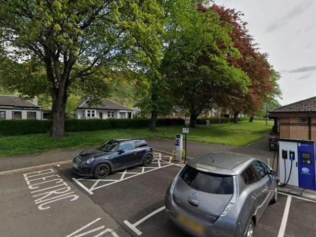 Chargeplace Scotland Charging Station in Menstrie United Kingdom of Great Britain and Northern Ireland