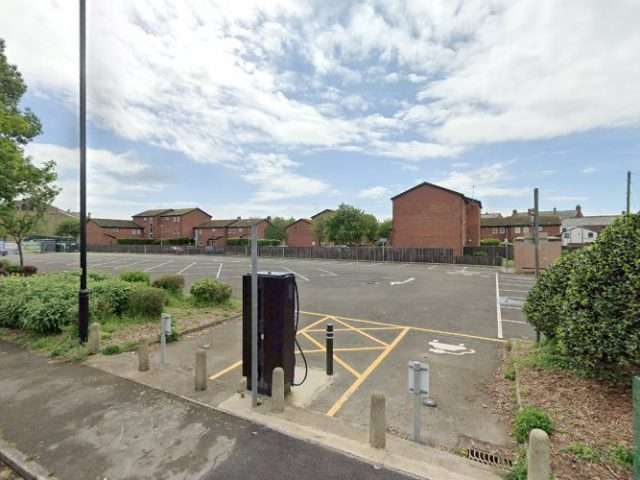 EB Charging Station in CP United Kingdom of Great Britain and Northern Ireland
