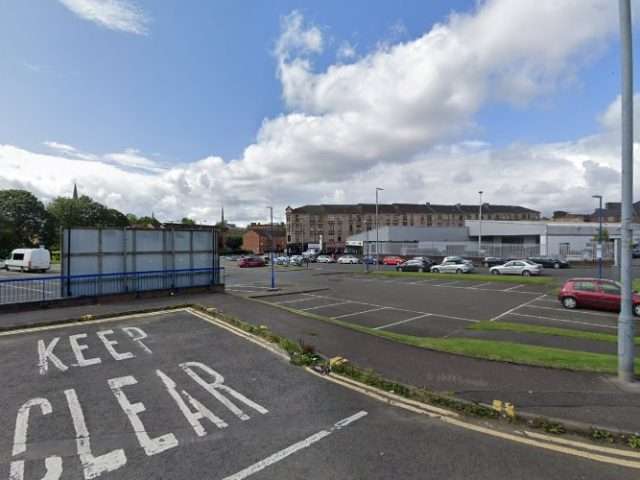 Lidl Charging Station in Glasgow United Kingdom of Great Britain and Northern Ireland