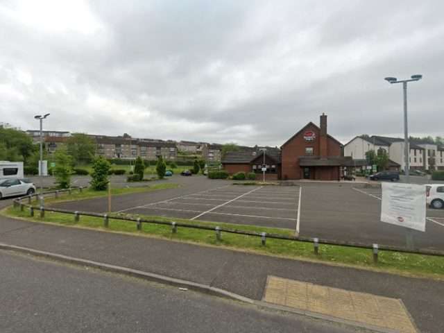 GeniePoint Charging Station in Dumbarton United Kingdom of Great Britain and Northern Ireland