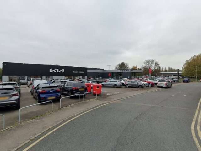 Nissan Charging Station in Gloucester United Kingdom of Great Britain and Northern Ireland