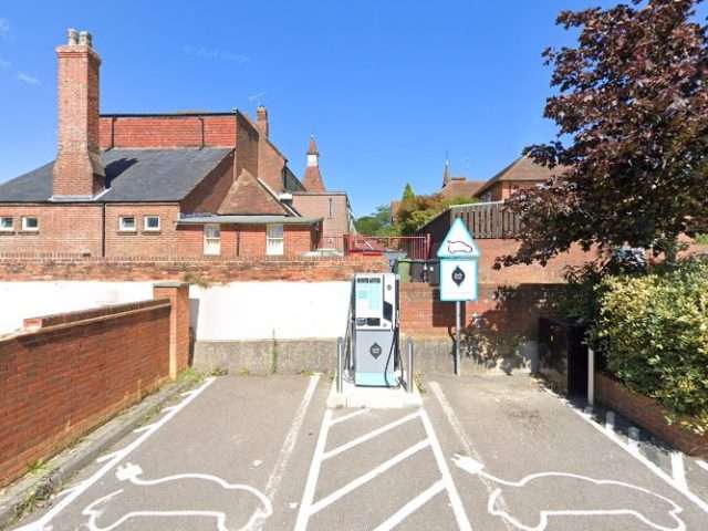 British Gas Charging Station in Alton United Kingdom of Great Britain and Northern Ireland