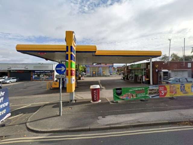 MFG EV power Charging Station in Chesterfield United Kingdom of Great Britain and Northern Ireland