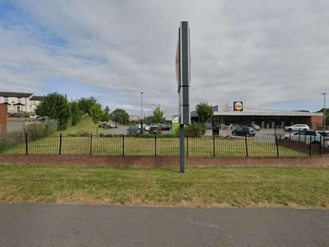 Lidl Charging Station in Rotherham United Kingdom of Great Britain and Northern Ireland