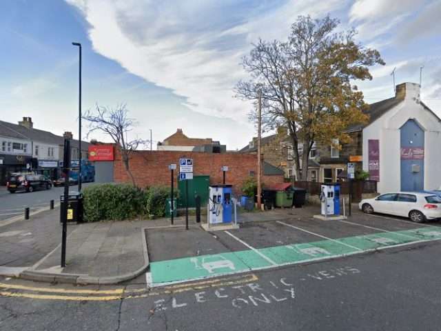 Monta Charging Station in Newcastle upon Tyne United Kingdom of Great Britain and Northern Ireland