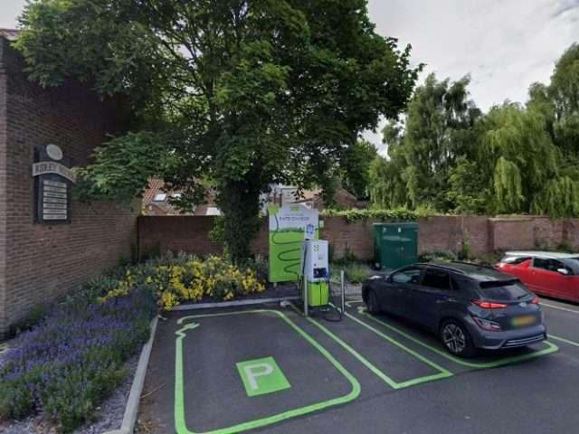 Lidl Charging Station in Stockton-on-Tees United Kingdom of Great Britain and Northern Ireland