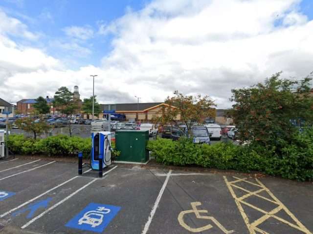 Mer Charging Station in Spennymoor United Kingdom of Great Britain and Northern Ireland