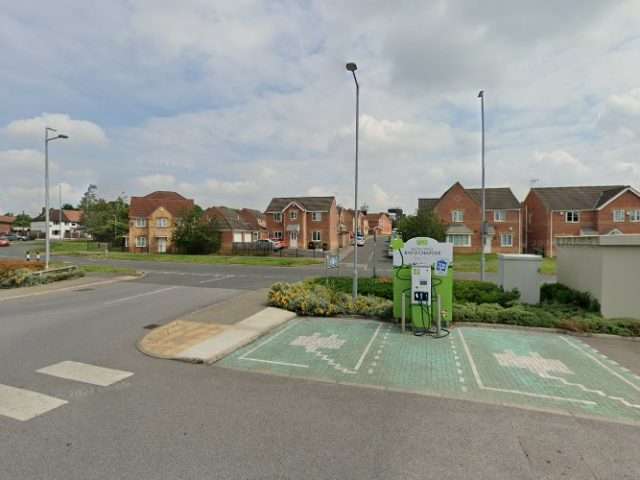 Lidl Charging Station in Leeds United Kingdom of Great Britain and Northern Ireland