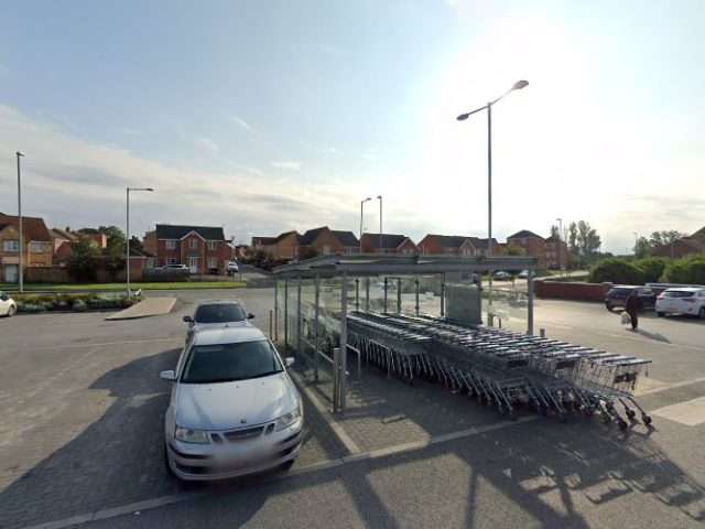 Pod Point Charging Station in Leeds United Kingdom of Great Britain and Northern Ireland