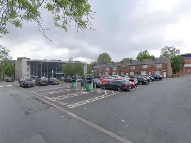 Be.EV Charging Station in Manchester United Kingdom of Great Britain and Northern Ireland